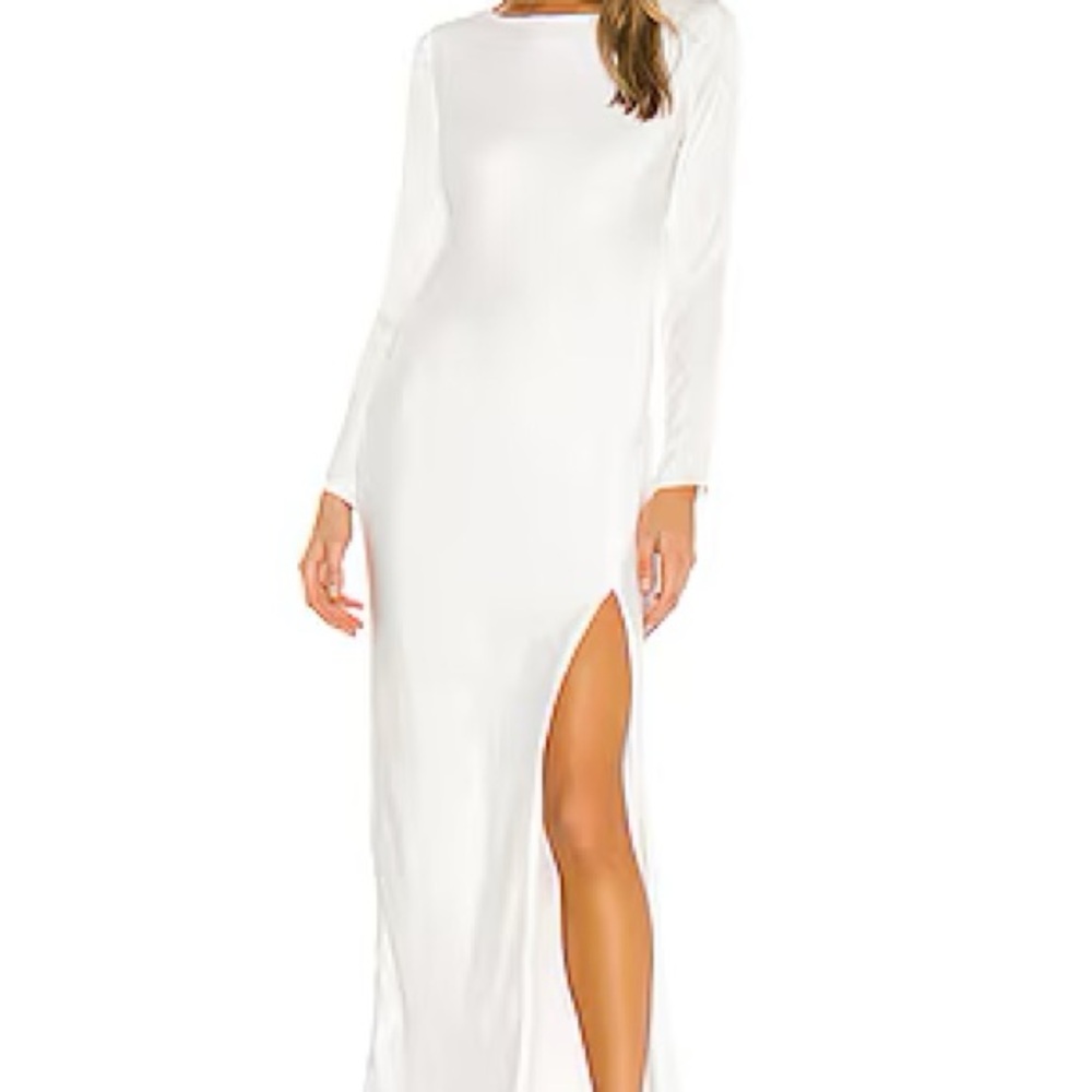 Bardot White Backless Dress